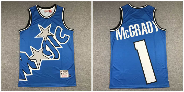 Magic 1 Tracy McGrady Blue Hardwood Classics Jersey,We sell and wholesale Magic 1 Tracy McGrady Blue Hardwood Classics Jersey on line form chian!